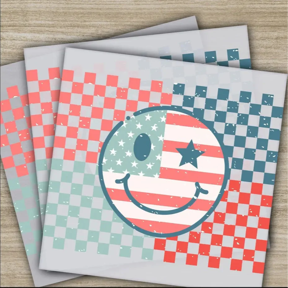 4TH Of July, America, Fourth of July, Independence, Ready to Press, Personalized DTF Transfers, Heat Press DTF Transfers