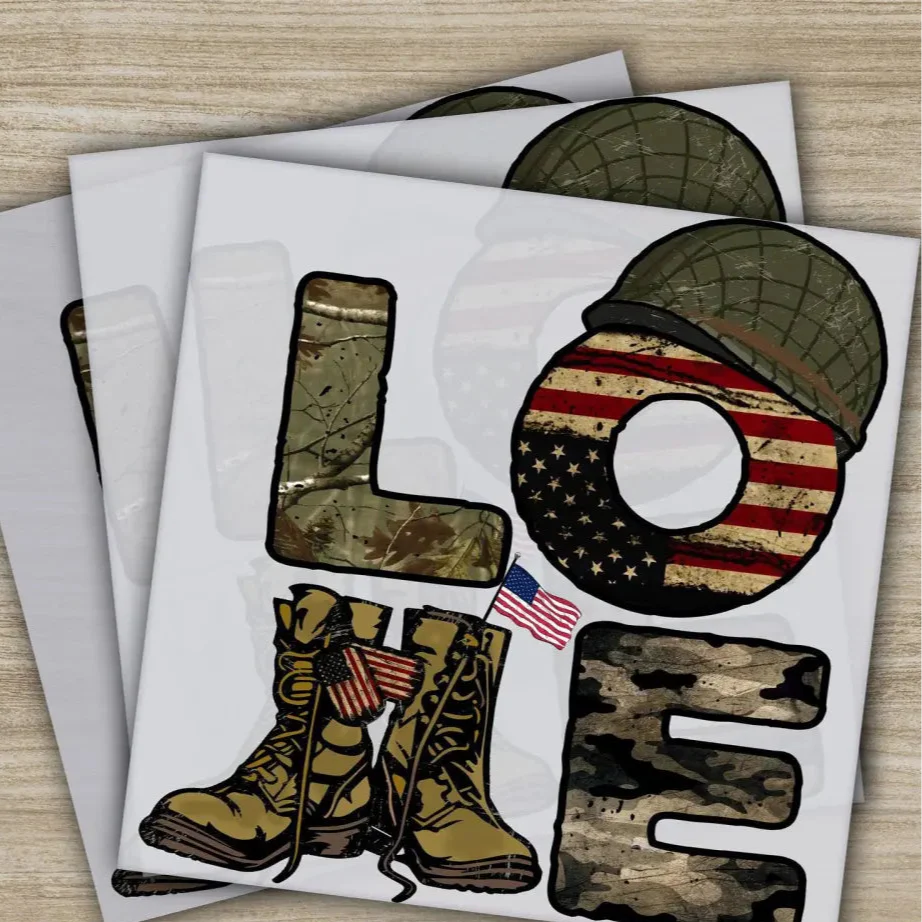 4TH Of July, America, Soldier, Fourth of July, Independence, Ready to Press, Personalized DTF Transfers, Heat Press DTF Transfers