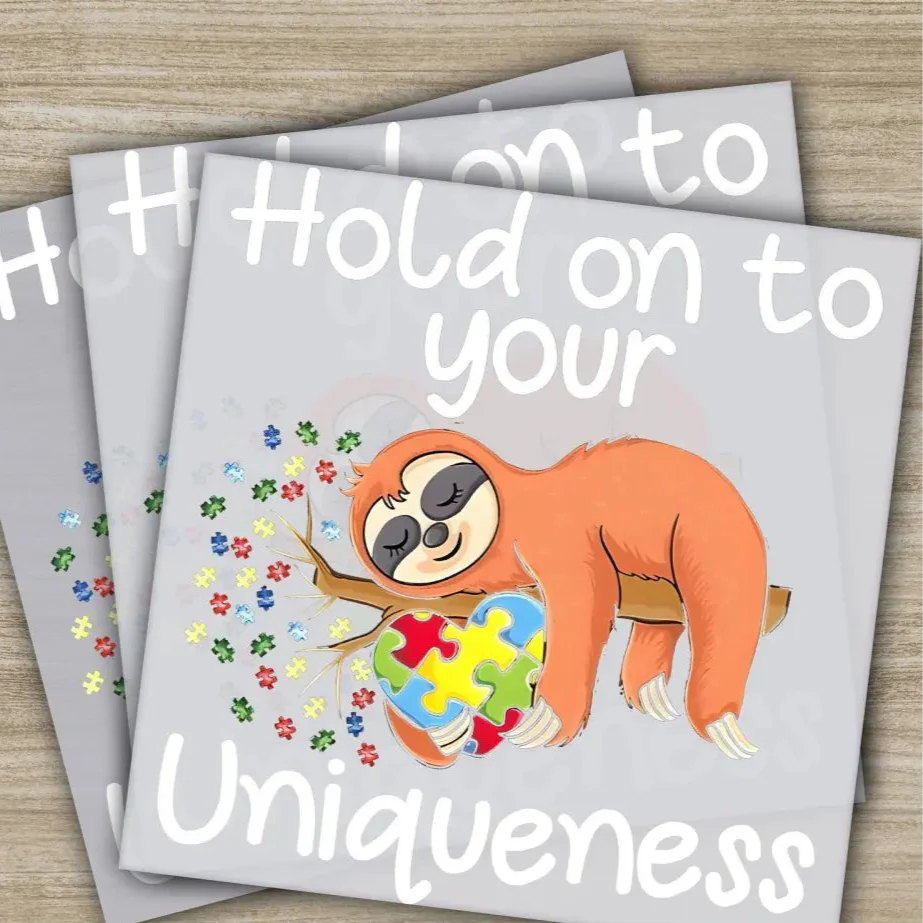 Autism Awareness, Inclusion, Ready to Press, Personalized DTF Transfers, Heat Press DTF Transfer