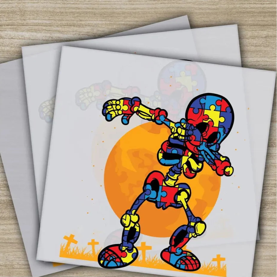 Autism Awareness, Inclusion, Ready to Press, Personalized DTF Transfers, Heat Press DTF Transfer