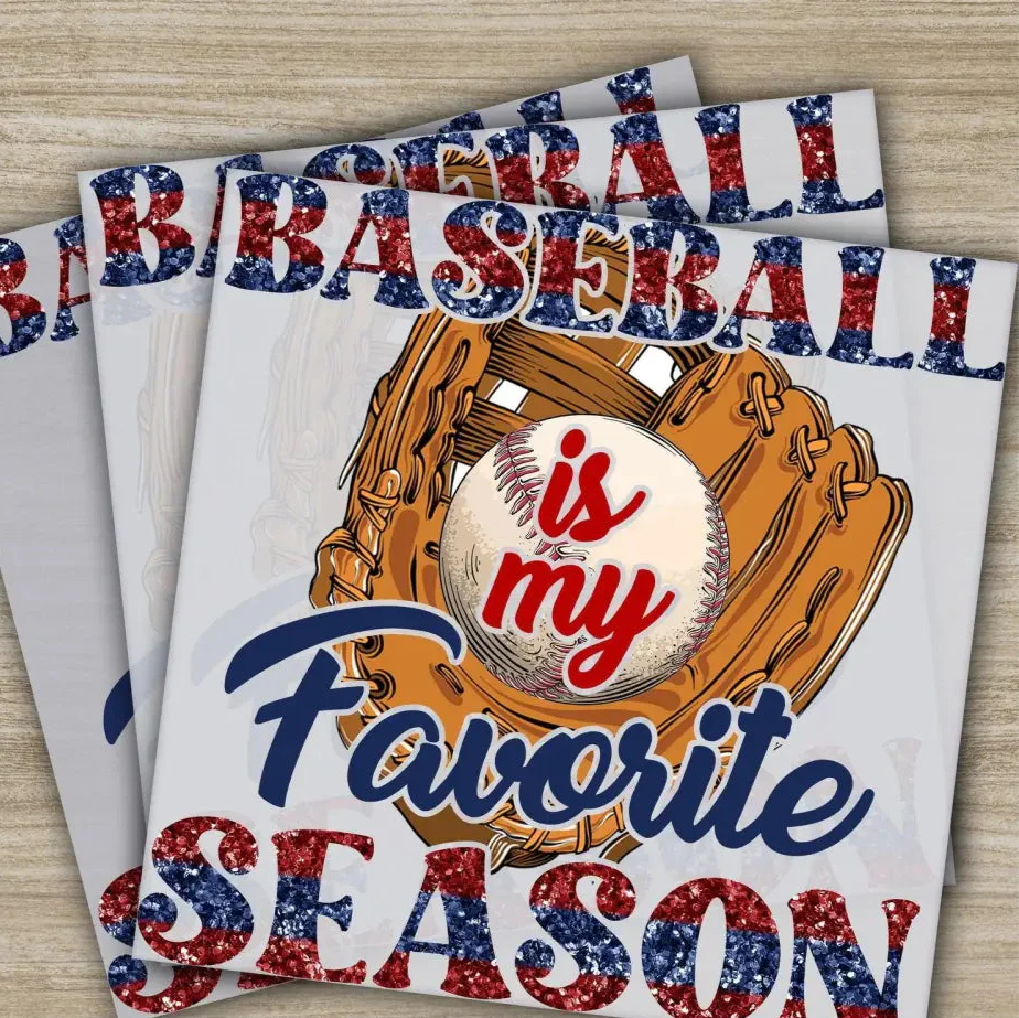 Baseball Mom, Baseball Gift, Baseball Season, Ready to Press, Personalized DTF Transfer, , High Quality, Heat Press DTF Transfer