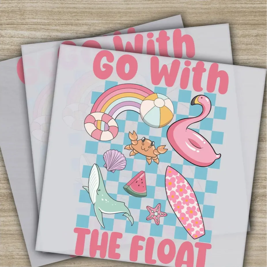 Beach Vibes, Hello Summer, Lets Go Surfing, Ready to Press, Personalized DTF Transfers, s, High Quality, Heat Press DTF Transfers