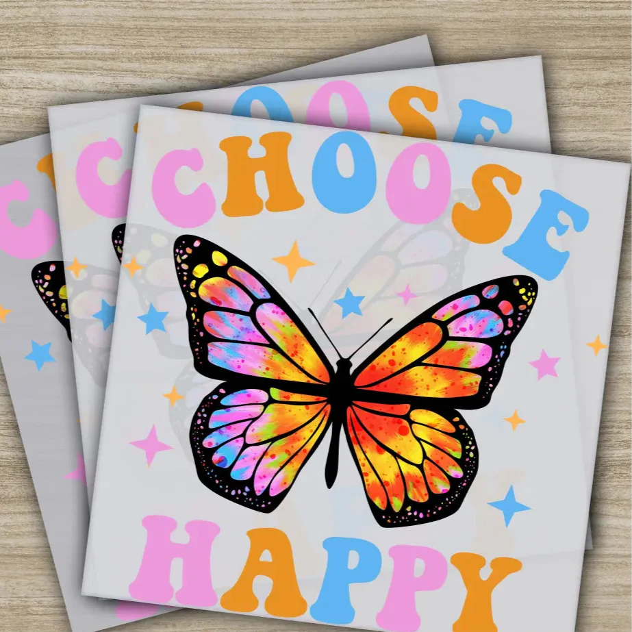 Colorful Flowers, Love, Peace, Hippie Soul, Ready to Press, Personalized DTF Transfers, Heat Press DTF Transfer