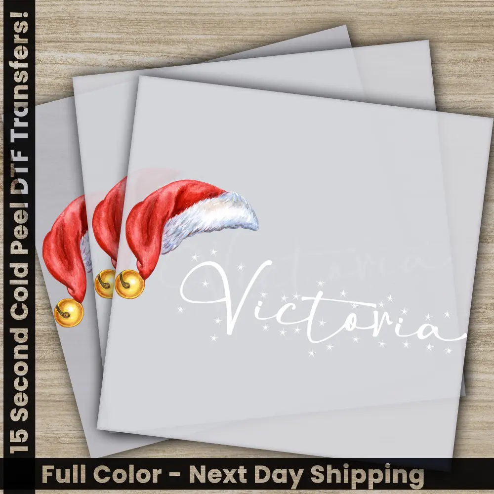 Custom Family Christmas, DTF Transfers, Ready to Press, Personalized Name Gifts, Direct to Film, Sublimation Screen Prints, Fast Shipping
