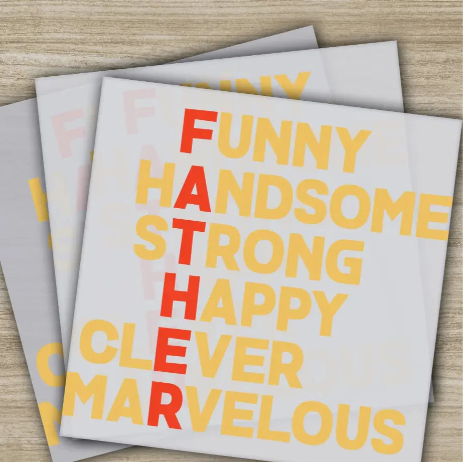 Father Funny, Cool Dad, Fathers Day Transfers, Ready to Press, Personalized DTF Transfers, Father's Day Gifts, Heat Press DTF Transfers