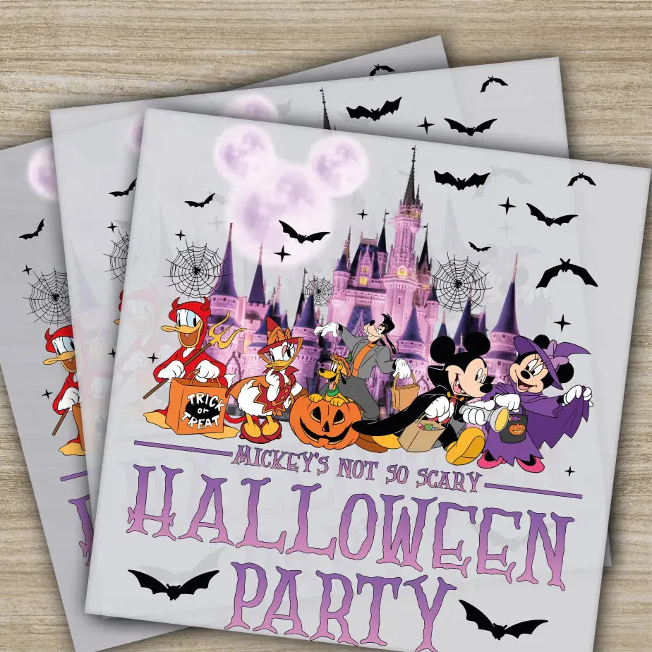 Ghost, Pumpkin, Halloween Transfers, Ready to Press, Personalized DTF Transfers, For Family Gifts, Heat Press DTF Transfers