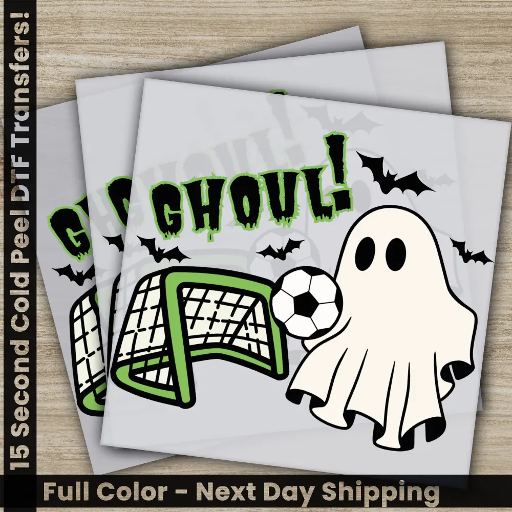 Ghoul, Halloween Transfers, Ready to Press, Personalized DTF Transfers, For Family Gifts, Heat Press DTF Transfers