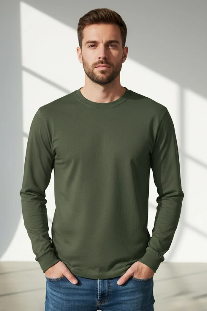 Gildan Unisex Ultra Cotton® Long Sleeve T-Shirt - Image 43