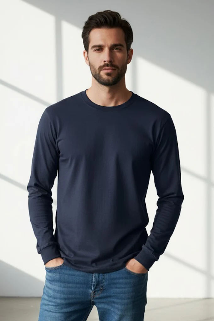 Gildan Unisex Ultra Cotton® Long Sleeve T-Shirt - Image 49