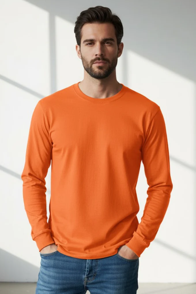 Gildan Unisex Ultra Cotton® Long Sleeve T-Shirt - Image 52