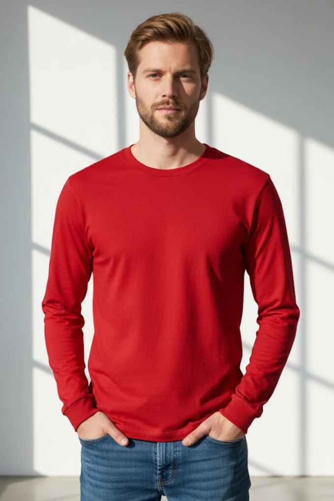 Gildan Unisex Ultra Cotton® Long Sleeve T-Shirt - Image 64