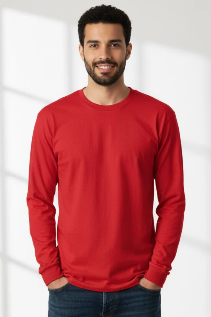 Gildan Unisex Ultra Cotton® Long Sleeve T-Shirt - Image 7