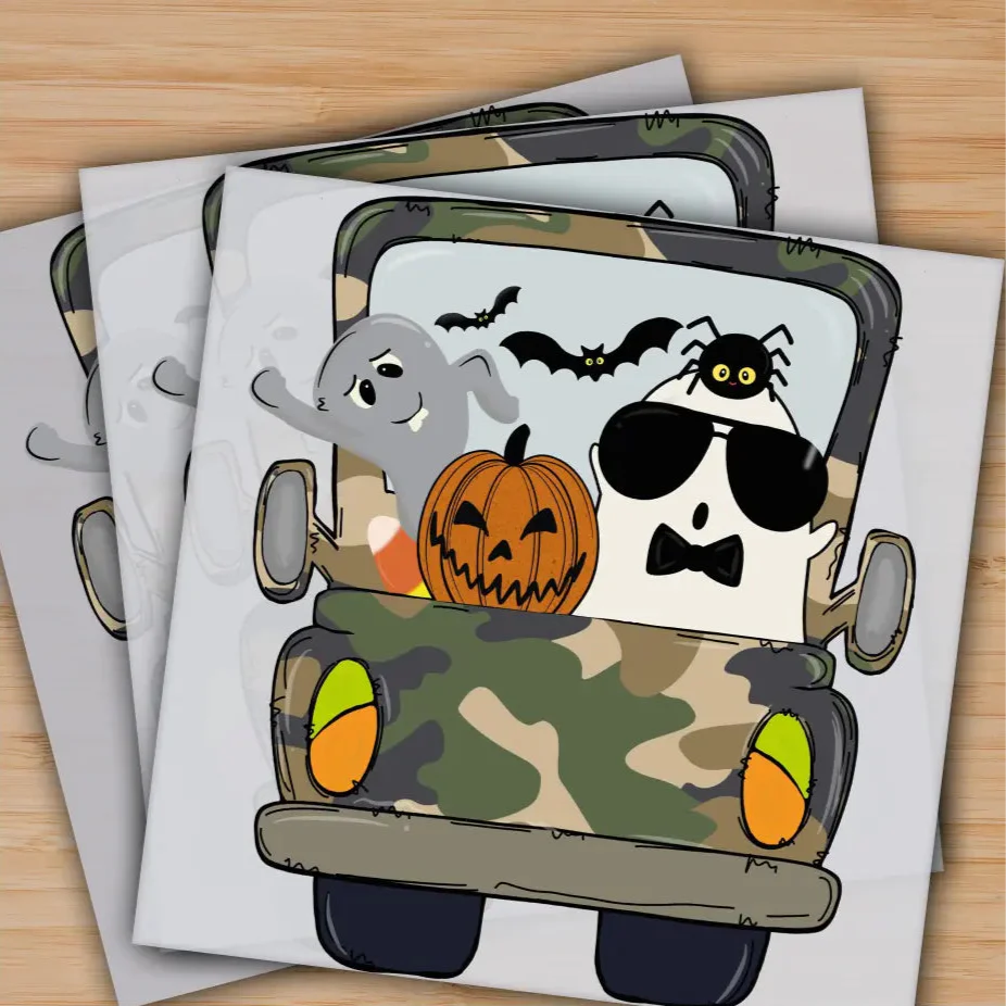 Great for Trick or Treating, Trunk or Treating, Halloween & Gnome Lovers, Ready to Press, Personalized Gifts, Sublimation DTF Prints, Trendy DTF Prints, Ready for Press, High Quality, Fast Shipping
