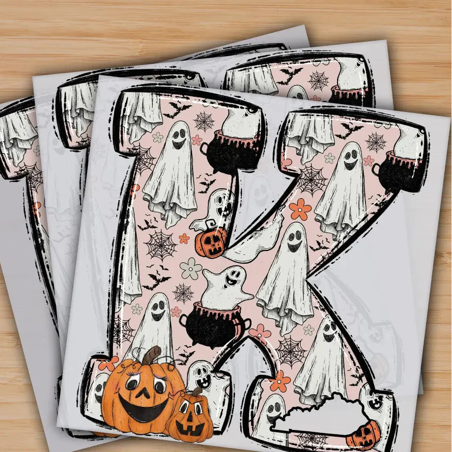 Halloween, Cute Ghost, Ready to Press, Personalized Gifts, Sublimation DTF Prints, Trendy DTF Prints, Ready for Press, High Quality, Fast Shipping