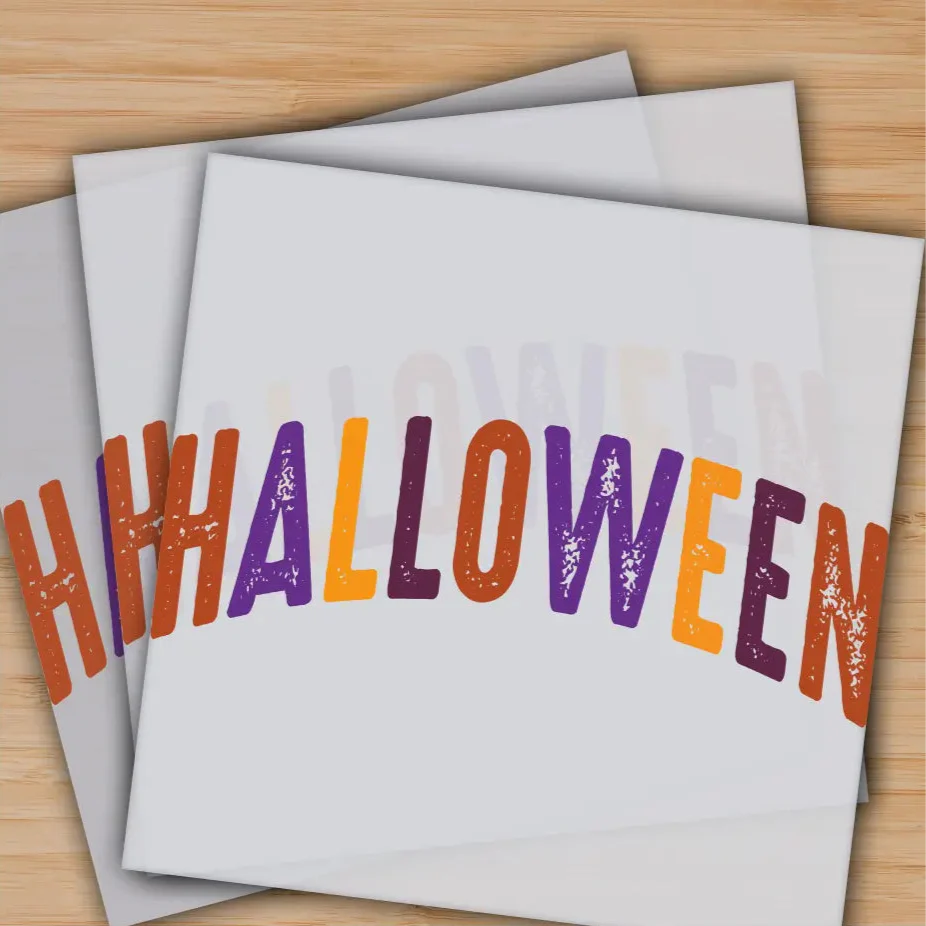 Halloween, Ready to Press, Personalized Gifts, Sublimation DTF Prints, Trendy DTF Prints, Ready for Press, High Quality, Fast Shipping