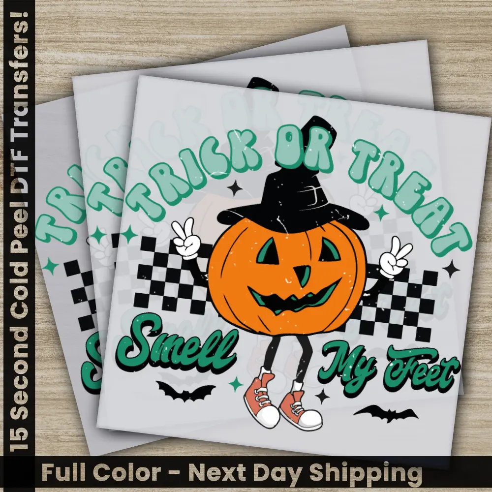 Halloween Transfers, Ready to Press, Personalized DTF Transfers, For Family Gifts, Heat Press DTF Transfers
