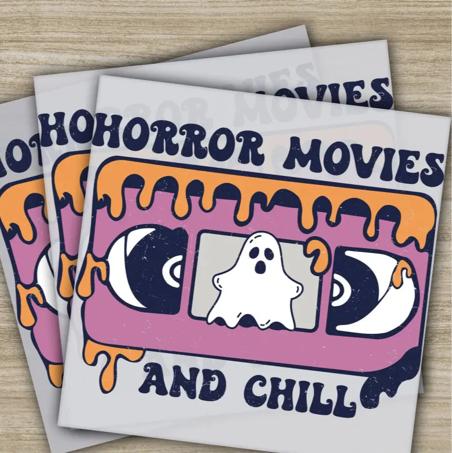 Halloween Transfers, Ready to Press, Personalized DTF Transfers, For Family Gifts, Heat Press DTF Transfers