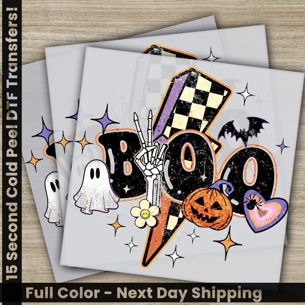 Halloween Transfers, Ready to Press, Personalized DTF Transfers, For Family Gifts, Heat Press DTF Transfers