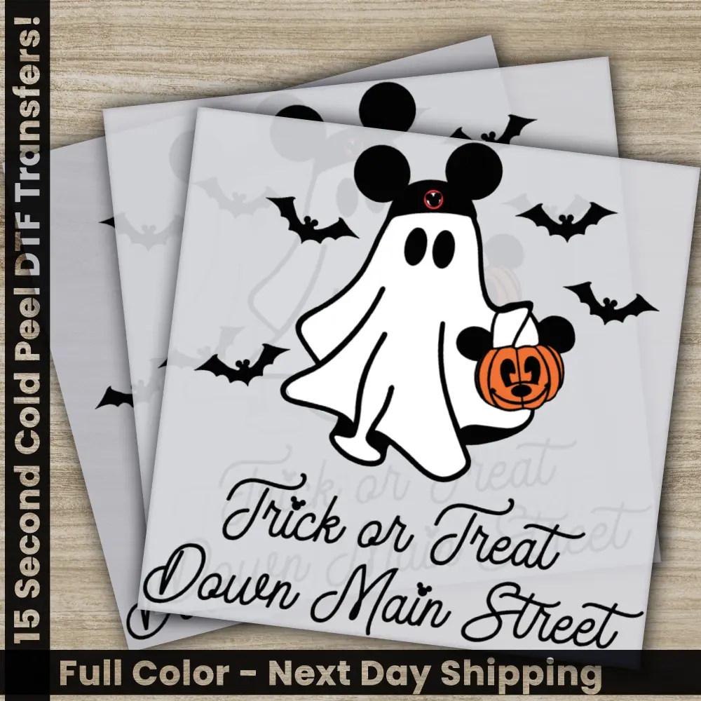 Halloween Transfers, Ready to Press, Personalized DTF Transfers, For Family Gifts, Heat Press DTF Transfers