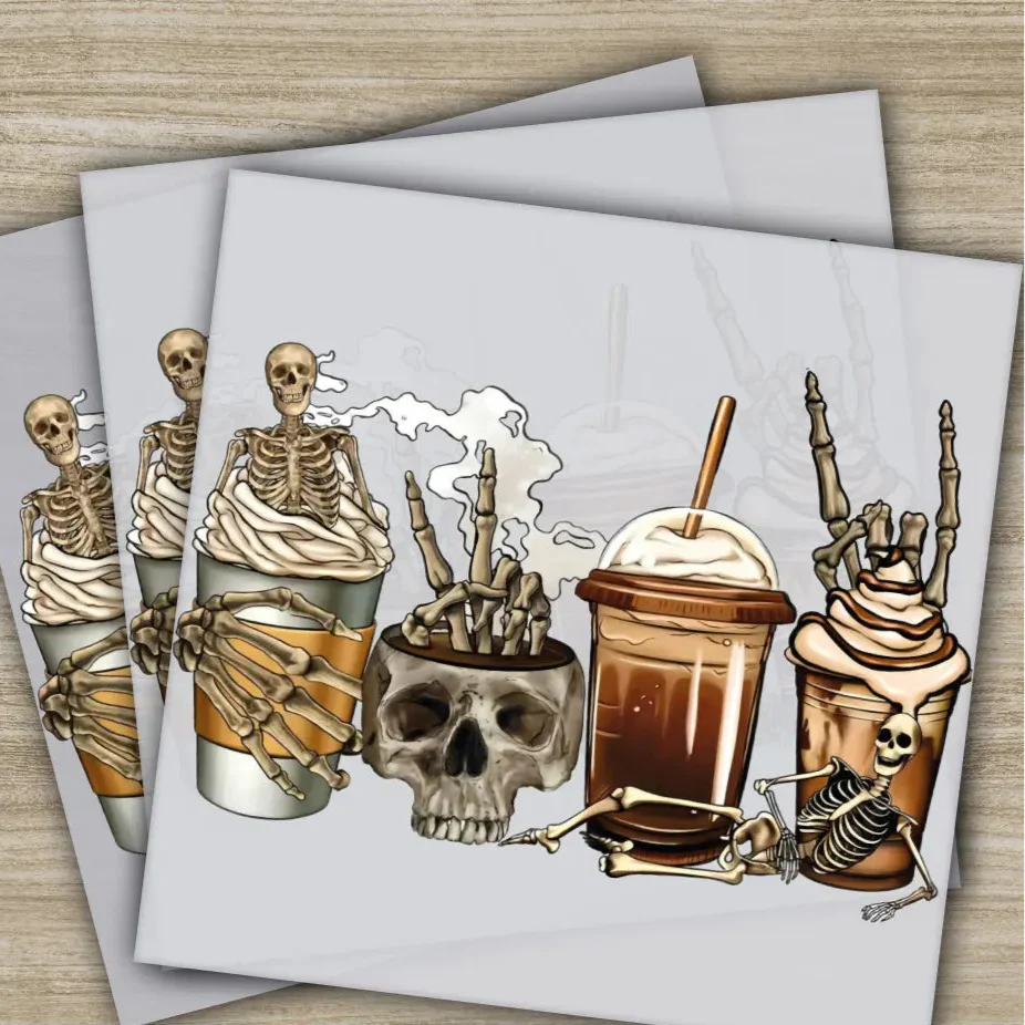 Halloween Transfers, Ready to Press, Personalized DTF Transfers, For Family Gifts, Heat Press DTF Transfers