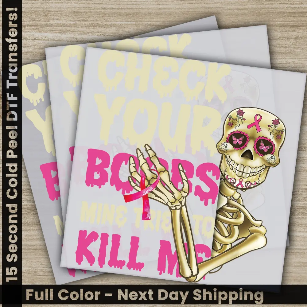 Halloween Transfers, Ready to Press, Personalized DTF Transfers, For Family Gifts, Heat Press DTF Transfers