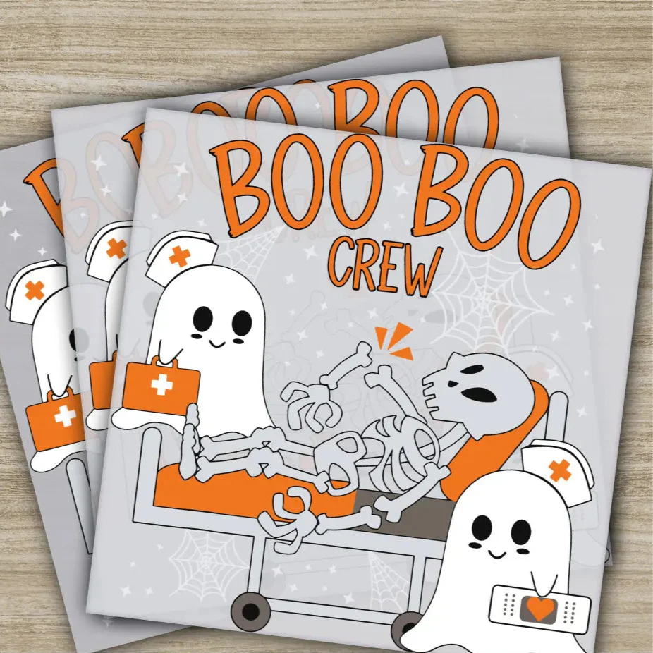 Halloween Transfers, Ready to Press, Personalized DTF Transfers, For Family Gifts, Heat Press DTF Transfers