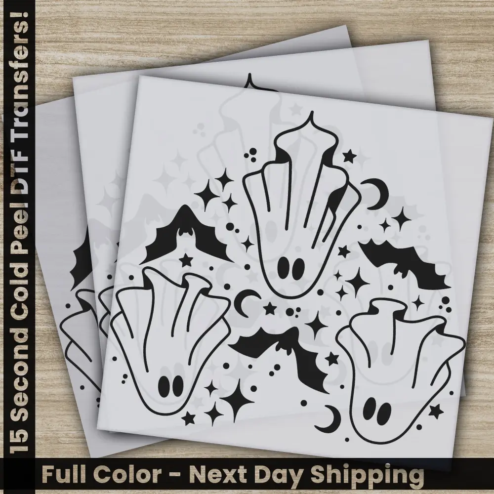 Halloween Transfers, Ready to Press, Personalized DTF Transfers, For Family Gifts, Heat Press DTF Transfers