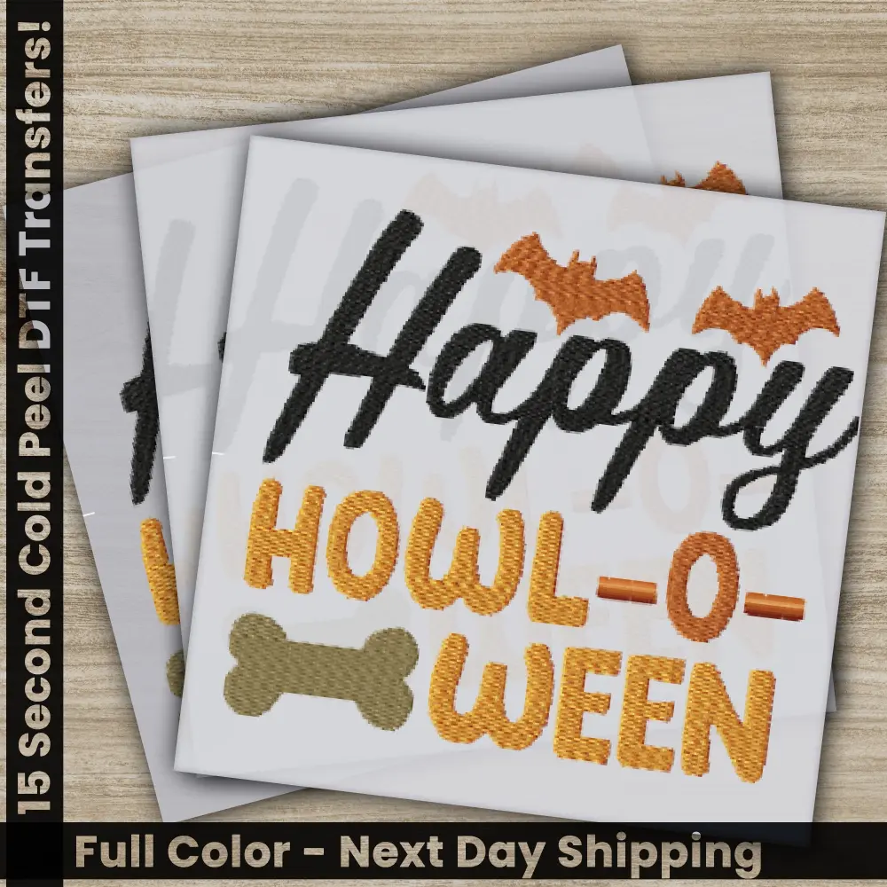 Happy Halloween Transfers, Ready to Press, Personalized DTF Transfers, For Family Gifts, Heat Press DTF Transfers