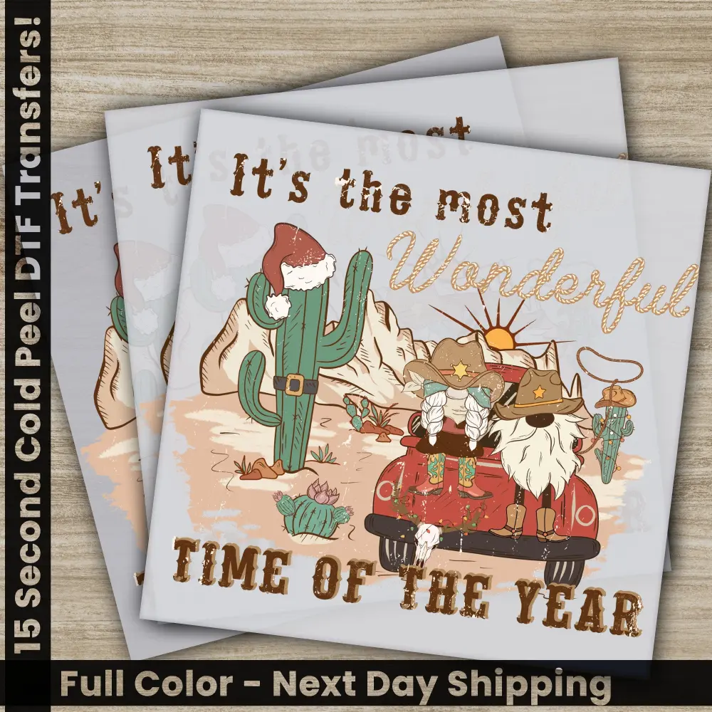 It's The Most Time Of The Year, Christmas DTF Transfers, Personalized Gifts, Ready to Press, High Quality, Fast Shipping, Santa PNG,