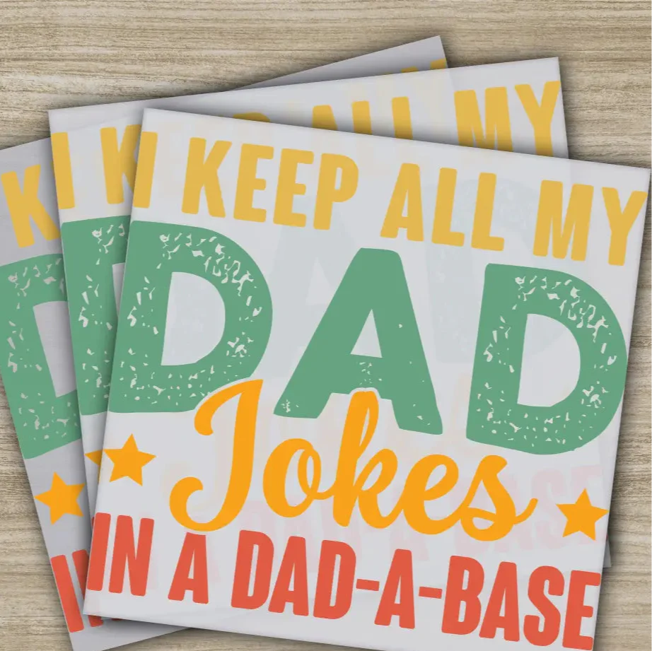 Jokes Dad, Fathers Day Transfers, Ready to Press, Personalized DTF Transfers, Father's Day Gifts, Heat Press DTF Transfers