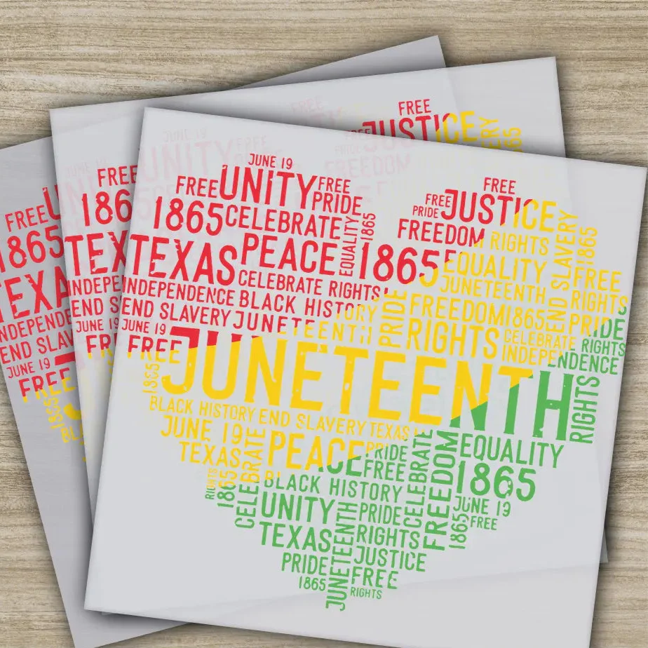 Juneteenth, June 4 th, Juneteenth 1865, Ready to Press,Personalized DTF Transfers, Heat Press DTF Transfers