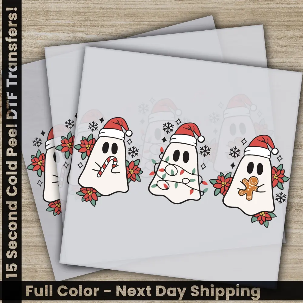 Merry Christmas DTF Transfers, Ready to Press, Personalized Gifts, Direct to Film, Sublimation Screen Prints, Fast Shipping