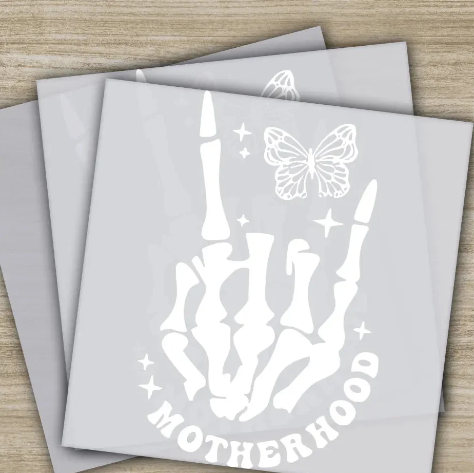 Motherhood Skeleton Hand, Ready to Press, Personalized DTF Transfer, High Quality, Heat Press DTF Transfer