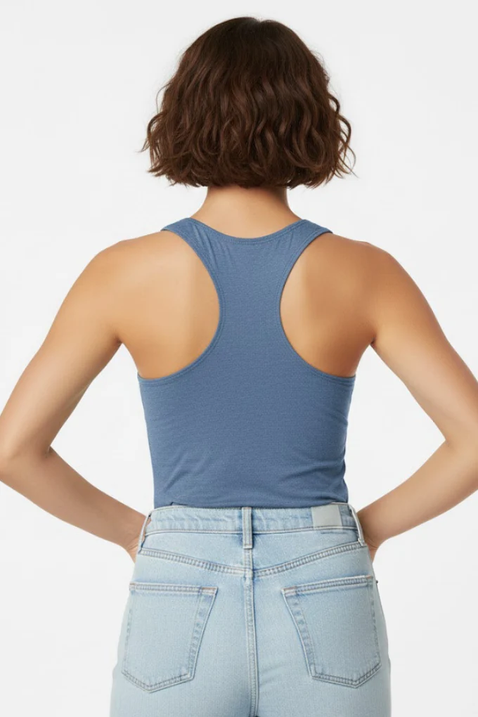 Next Level Women’s Triblend Racerback Tank - 6733 - Image 10