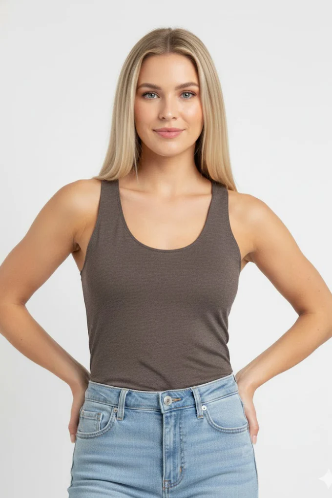 Next Level Women’s Triblend Racerback Tank - 6733 - Image 11