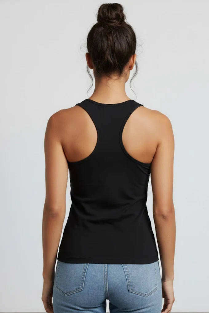 Next Level Women’s Triblend Racerback Tank - 6733 - Image 2
