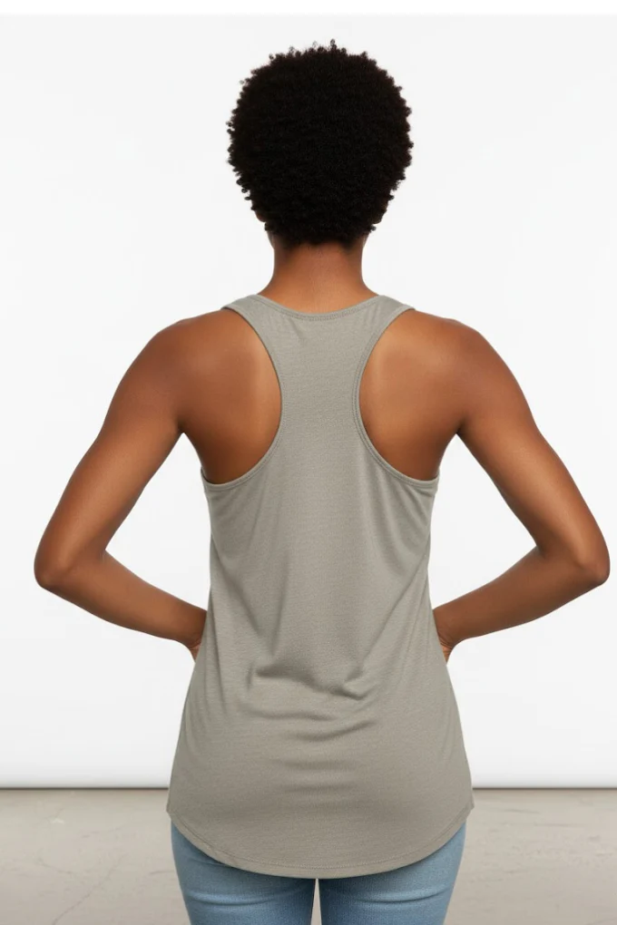 Next Level Women’s Triblend Racerback Tank - 6733 - Image 22