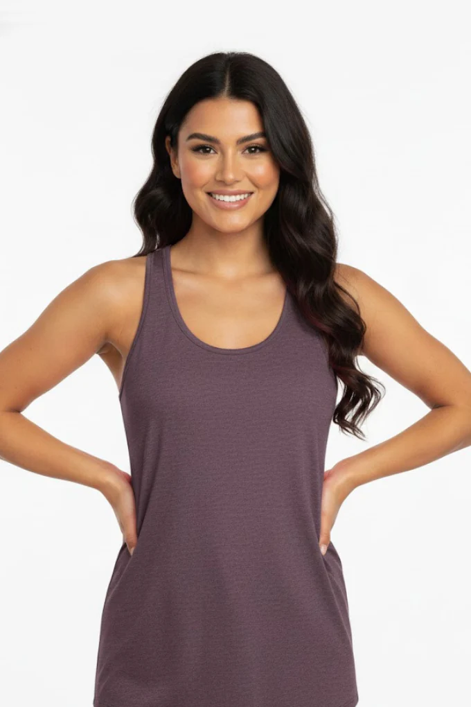 Next Level Women’s Triblend Racerback Tank - 6733 - Image 33