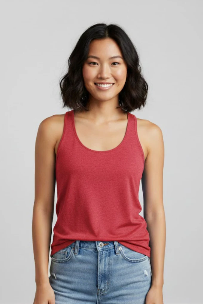 Next Level Women’s Triblend Racerback Tank - 6733 - Image 39