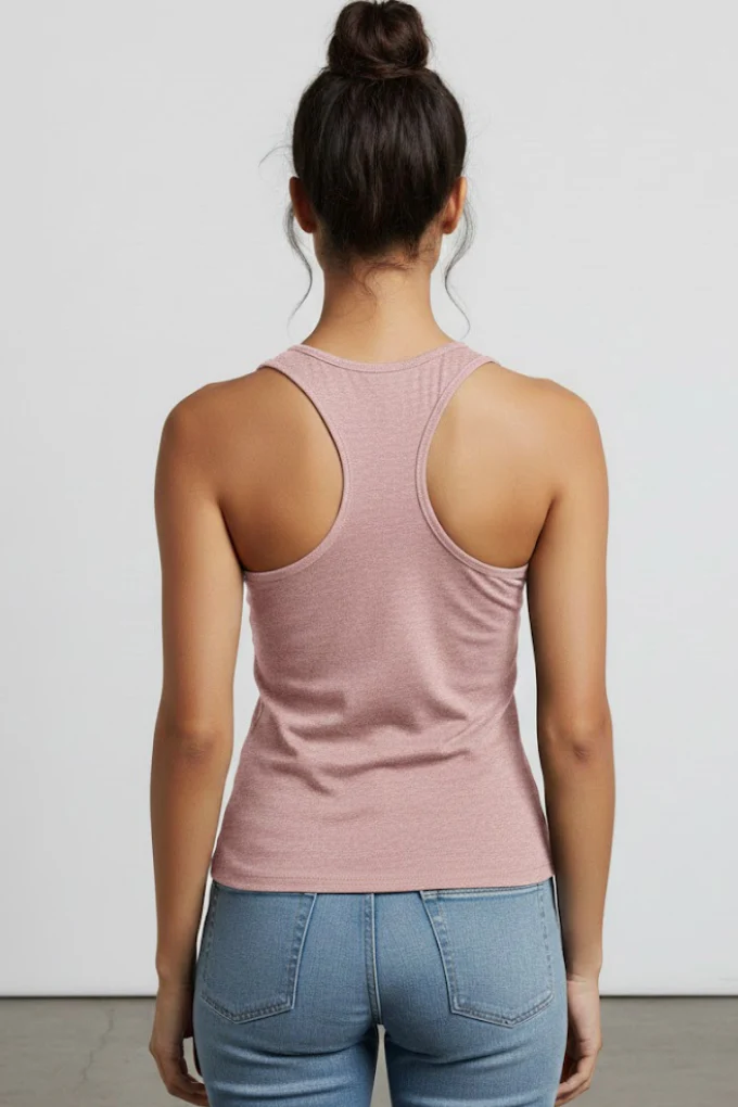 Next Level Women’s Triblend Racerback Tank - 6733 - Image 4