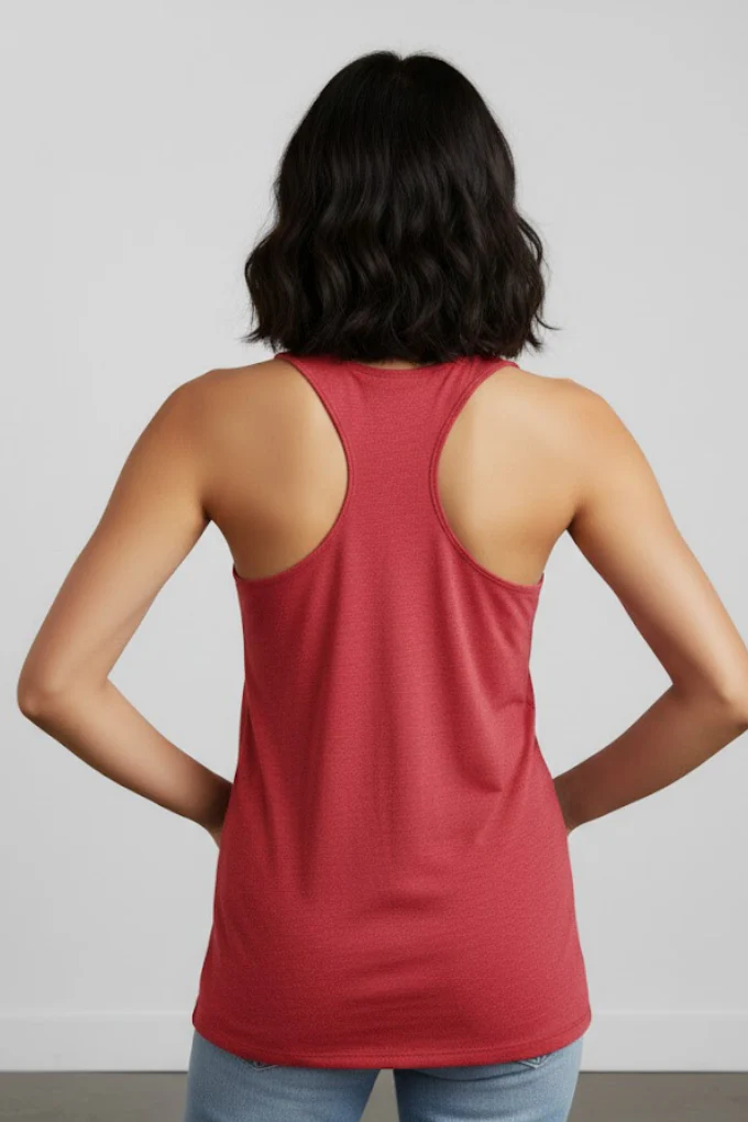 Next Level Women’s Triblend Racerback Tank - 6733 - Image 40