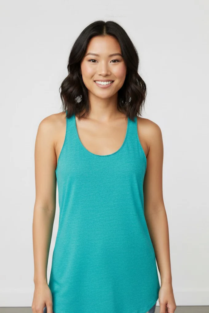 Next Level Women’s Triblend Racerback Tank - 6733 - Image 41