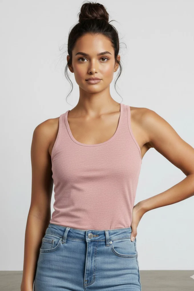 Next Level Women’s Triblend Racerback Tank - 6733 - Image 44