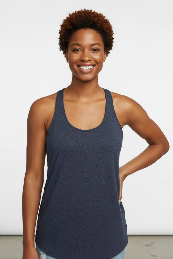 Next Level Women’s Triblend Racerback Tank - 6733 - Image 58