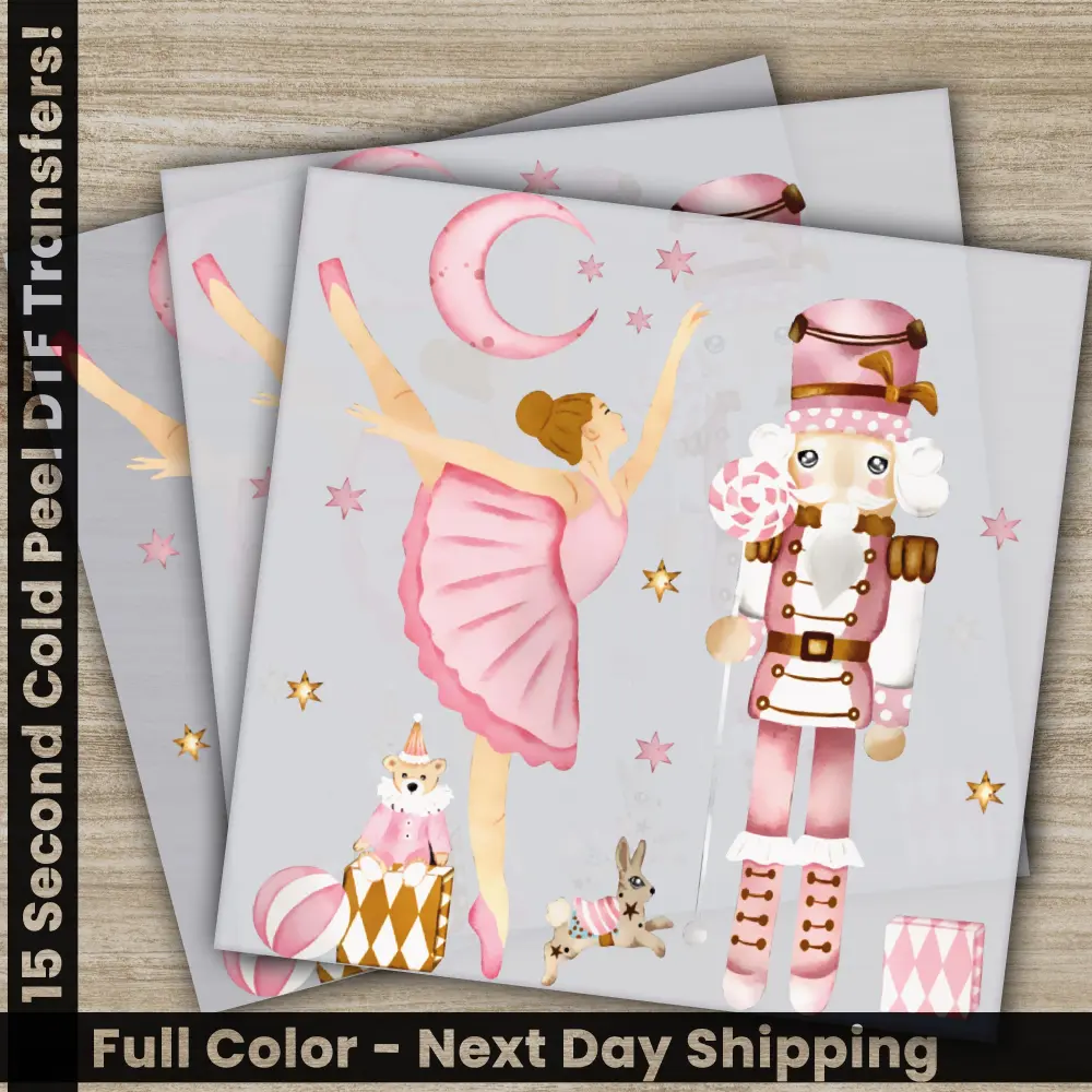 Nutcracker, Christmas DTF Transfers, Ready to Press, Personalized Gifts, Direct to Film, Sublimation Screen Prints, Fast Shipping