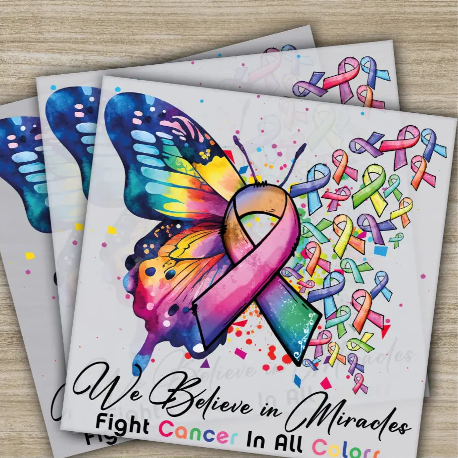 Pink Out, Awareness, Bow, Cancer, In October, Ready to Press, Personalized DTF Transfers, Heat Press DTF Transfers