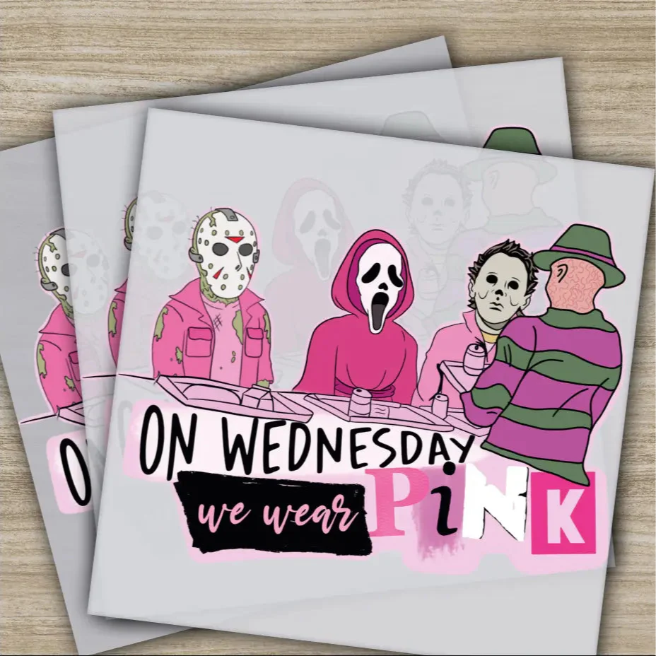 Pink Out, Awareness, Bow, Cancer, In October, Ready to Press, Personalized DTF Transfers, Heat Press DTF Transfers
