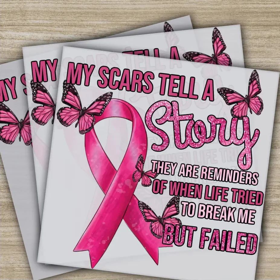 Pink Out, Awareness, Bow, Cancer, In October, Ready to Press, Personalized DTF Transfers, Heat Press DTF Transfers
