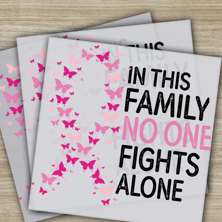 Pink Out, Awareness, Bow, Cancer, In October, Ready to Press, Personalized DTF Transfers, Heat Press DTF Transfers