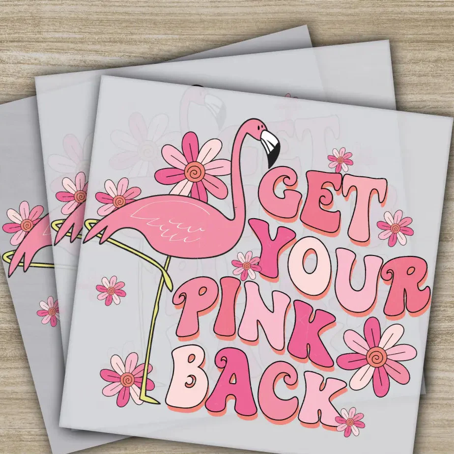 Pink Out, Awareness, Bow, Cancer, In October, Ready to Press, Personalized DTF Transfers, Heat Press DTF Transfers